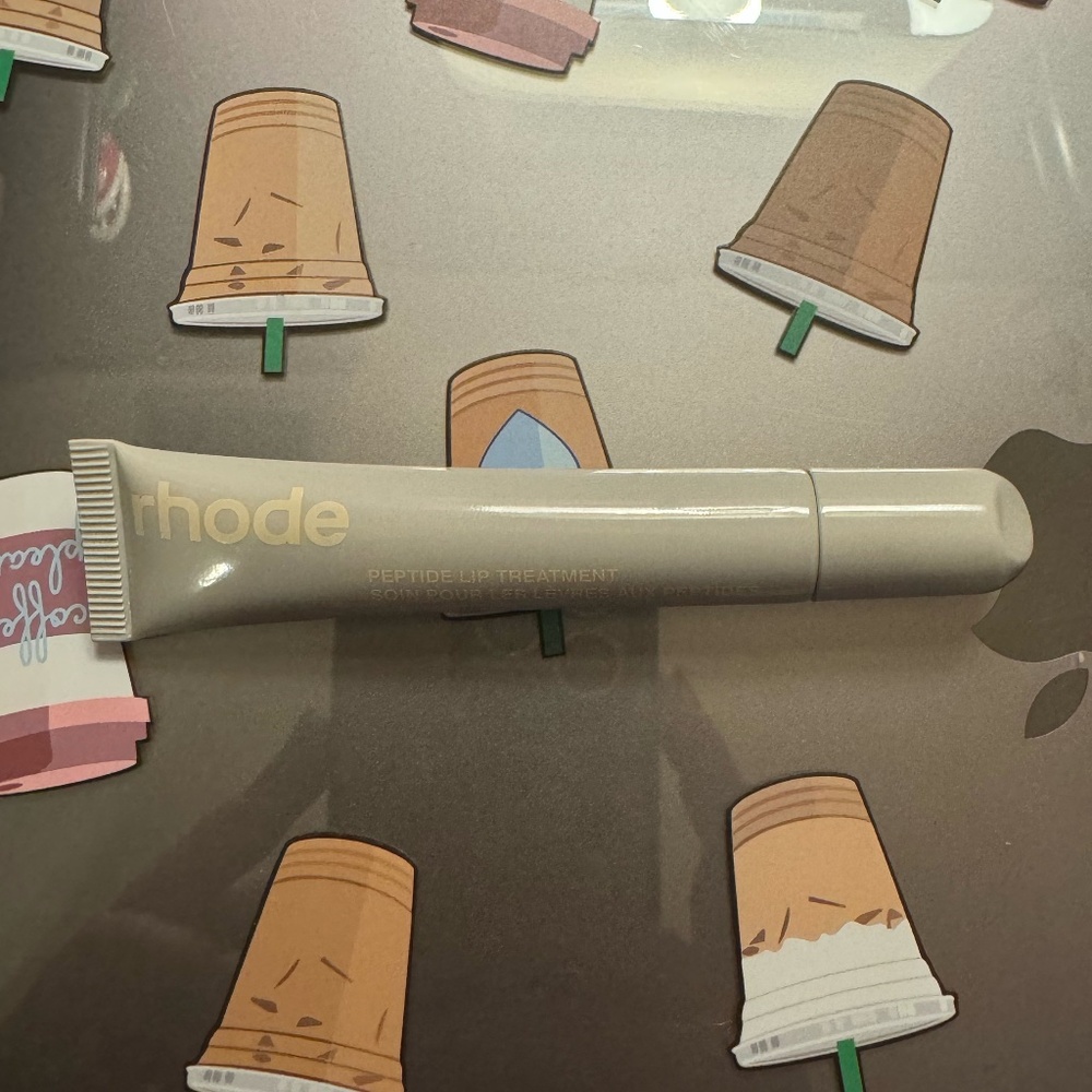 Rhode Peptide Lip Treatment Salted Caramel With Limited Edition Jelly Bean Pouch